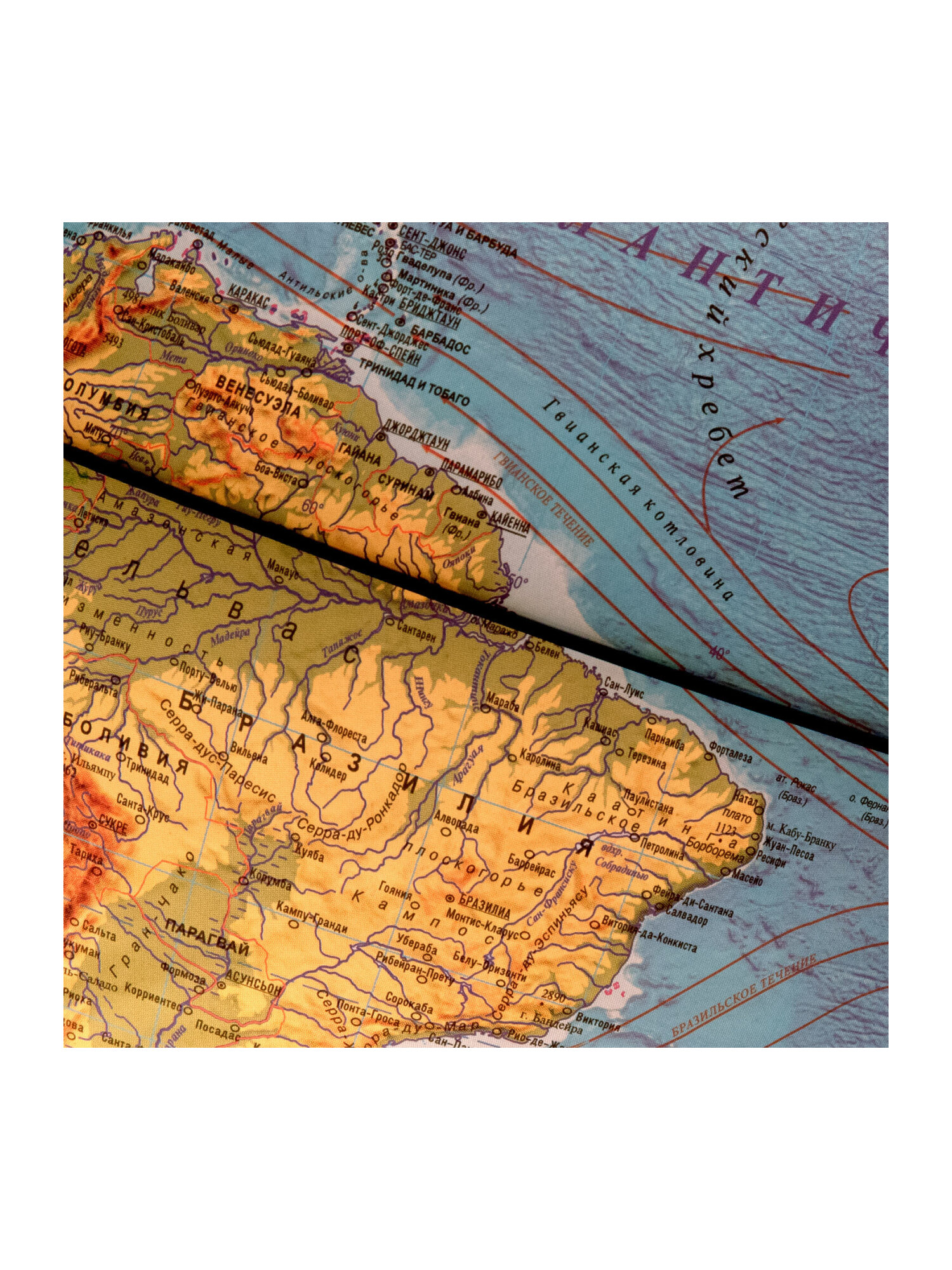 Глобус Globen физический с подсветкой диаметр 25 см - фото 18