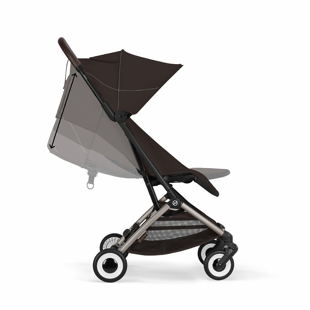 Коляска прогулочная Cybex Orfeo TPE коричневый - фото 3