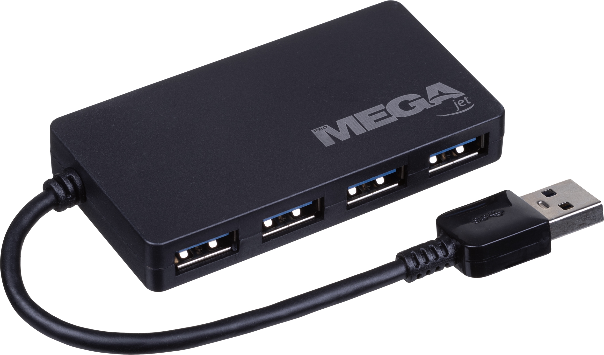 Разветвитель USB HS005 USB 3.0x4/черный - фото 9