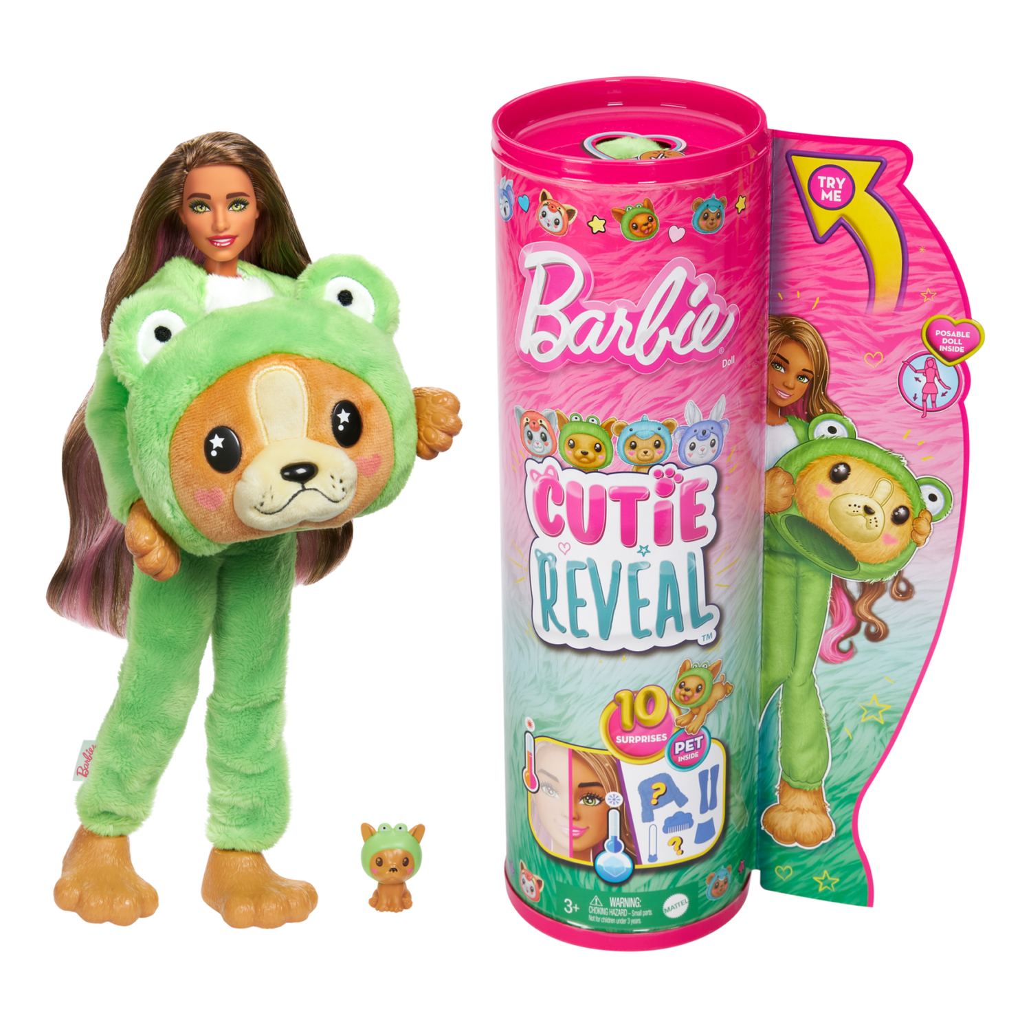 Кукла модельная Barbie Cutie Reveal Щенок HRK24 - фото 1