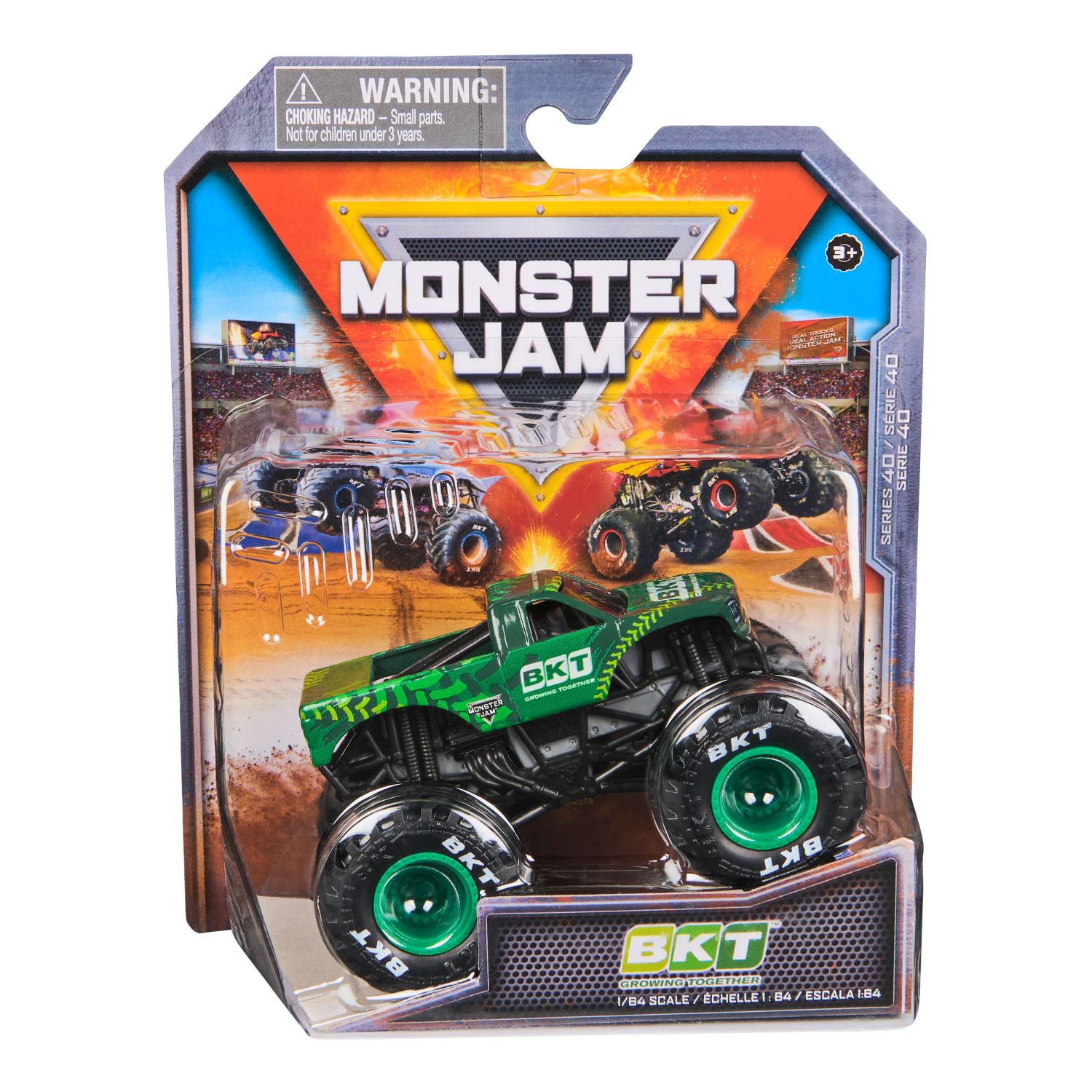 Монстр-трак Monster Jam BKT 1:64 65982 - фото 3