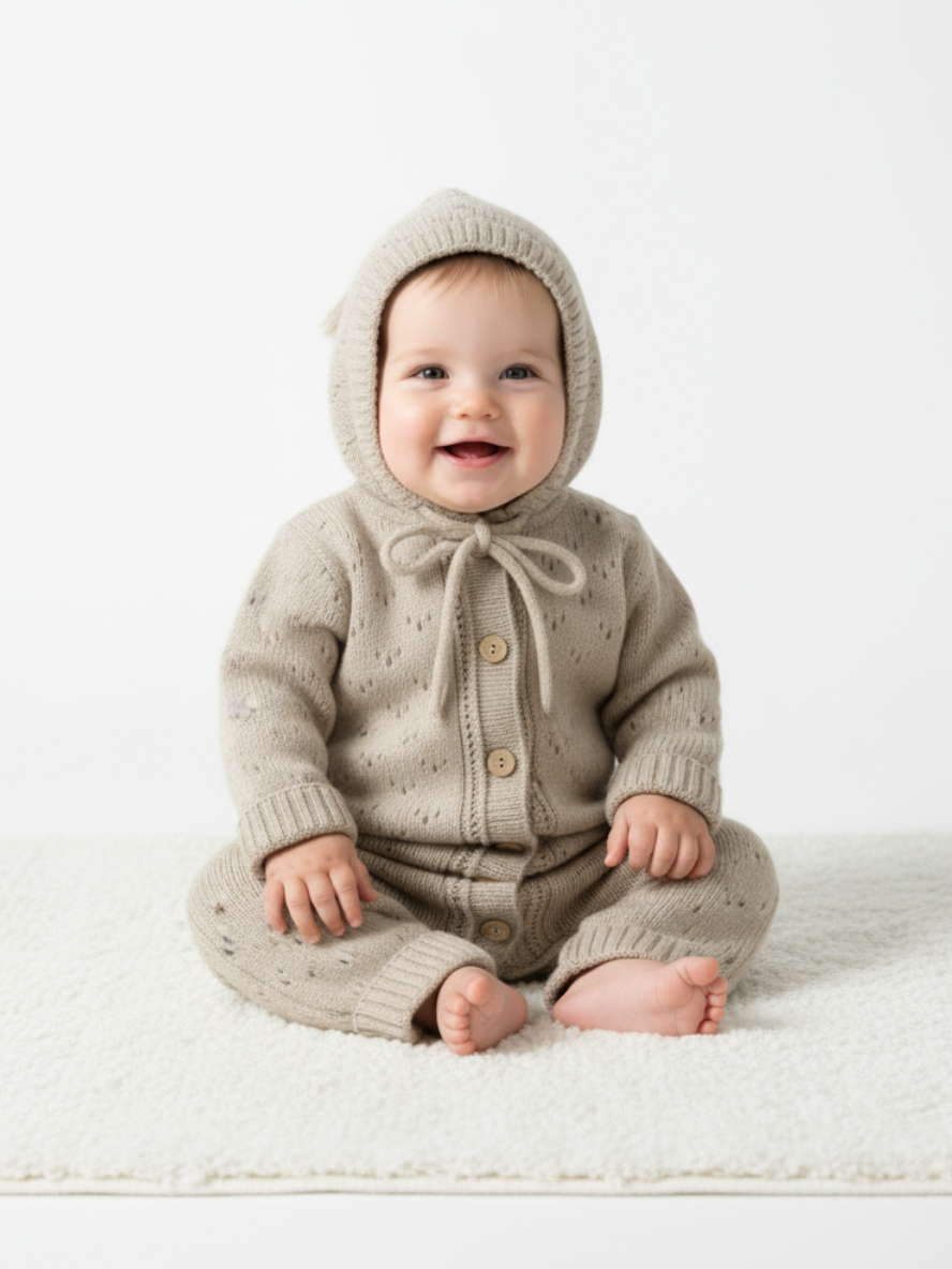 Комбинезон Совенок Дона В77-4210/2-Песок - фото 1