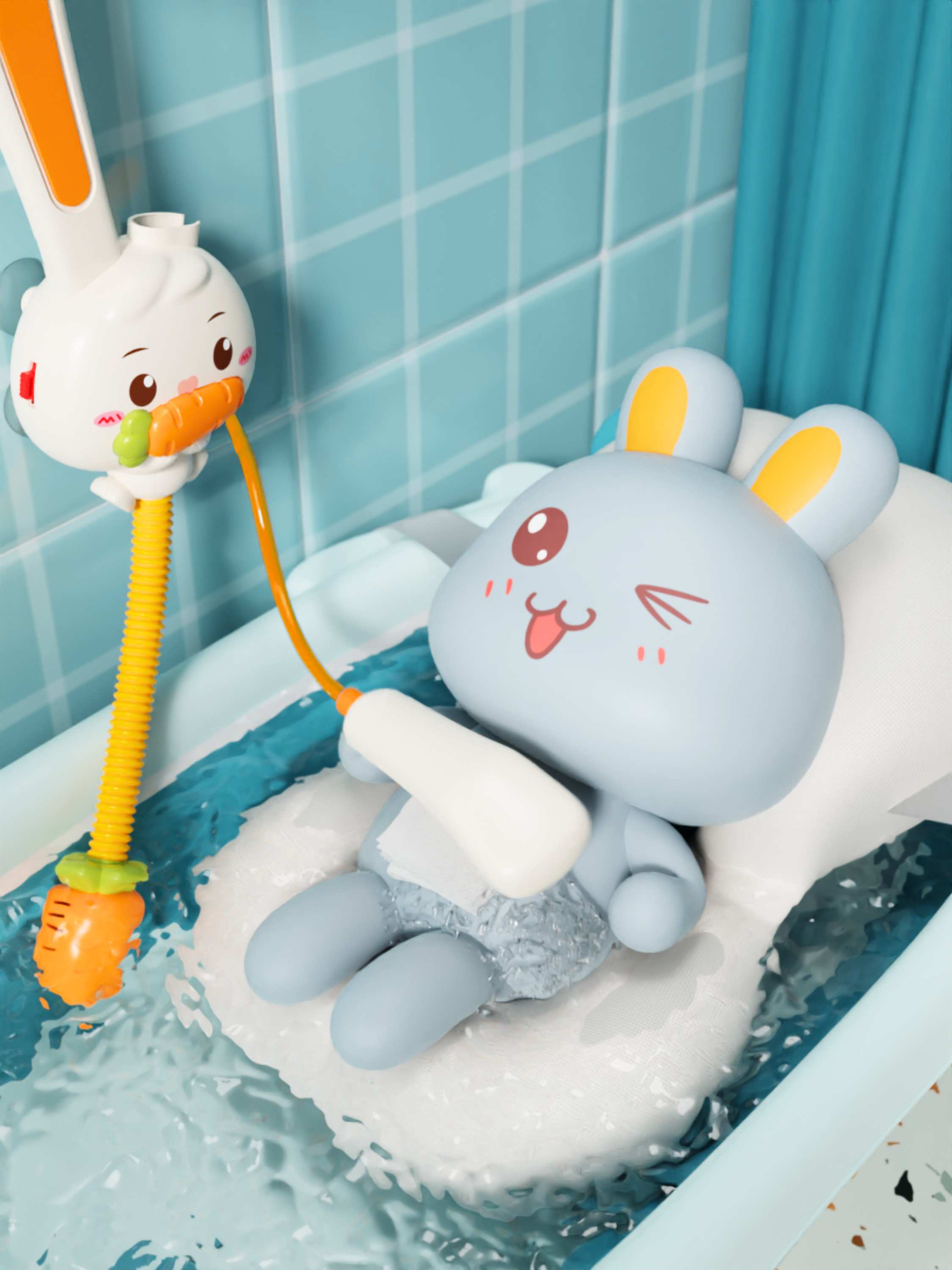 Игрушка Zeimas Игрушка для ванной Душ Зайчик - фото 16