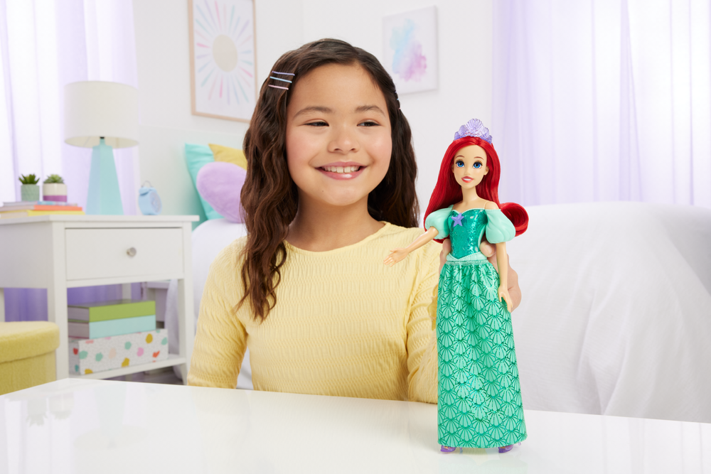 Кукла модельная Disney Princess Ariel высота 28 см HLW10 - фото 7