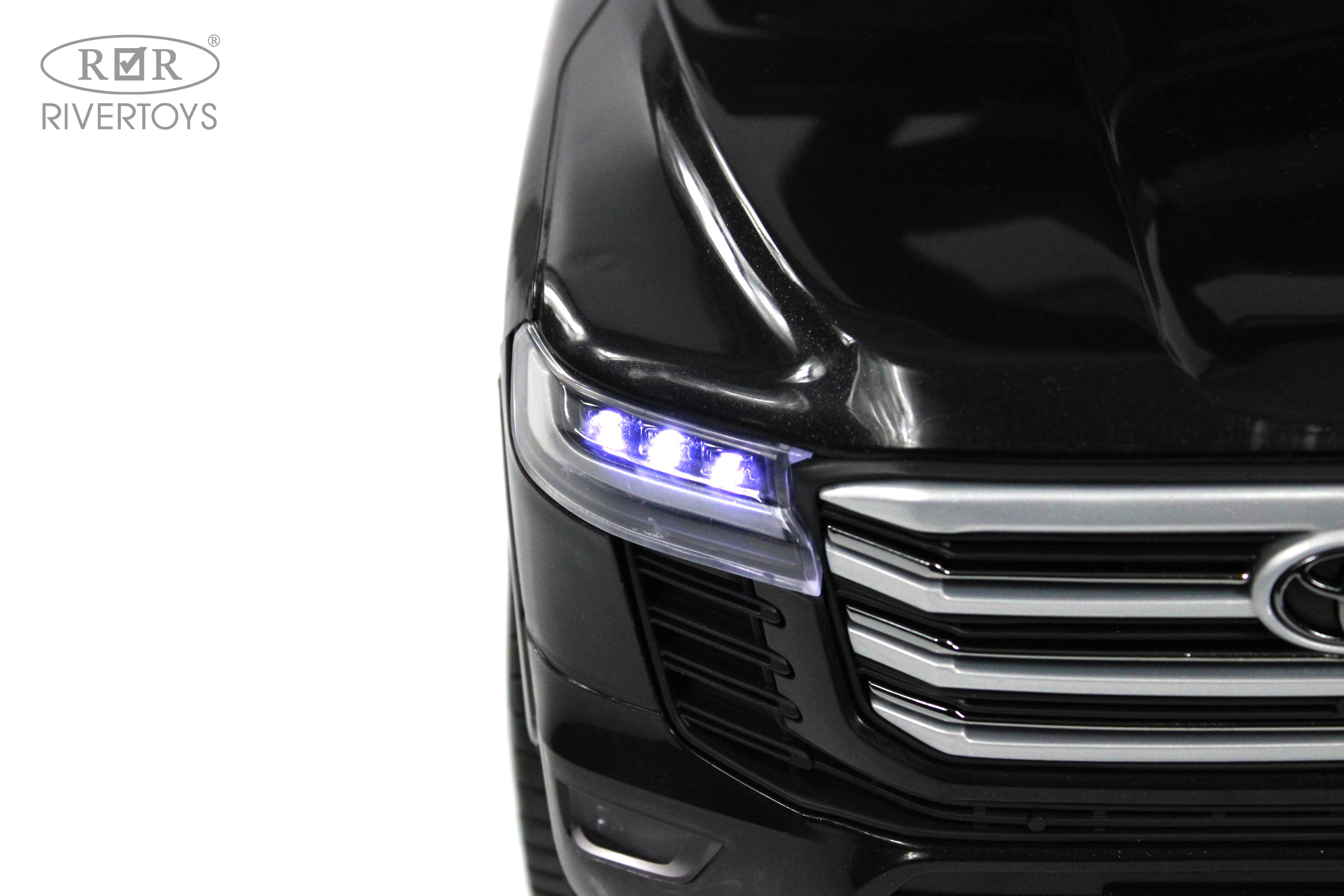 Электромобиль RIVERTOYS Toyota Z002ZZ-A-BLACK С пультом ДУ - фото 17