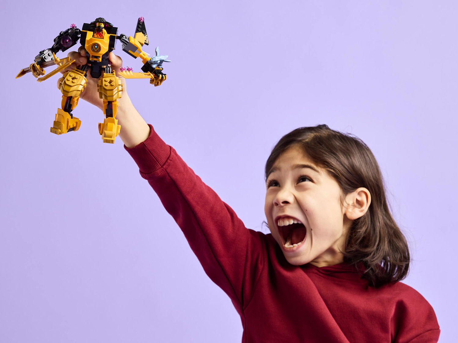 Конструктор LEGO NINJAGO Боевой робот 71839 213 дет. - фото 8