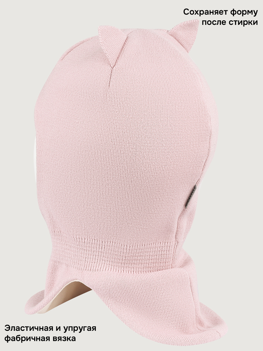 Балаклава NIKASTYLE 10м20426 пудра - фото 4