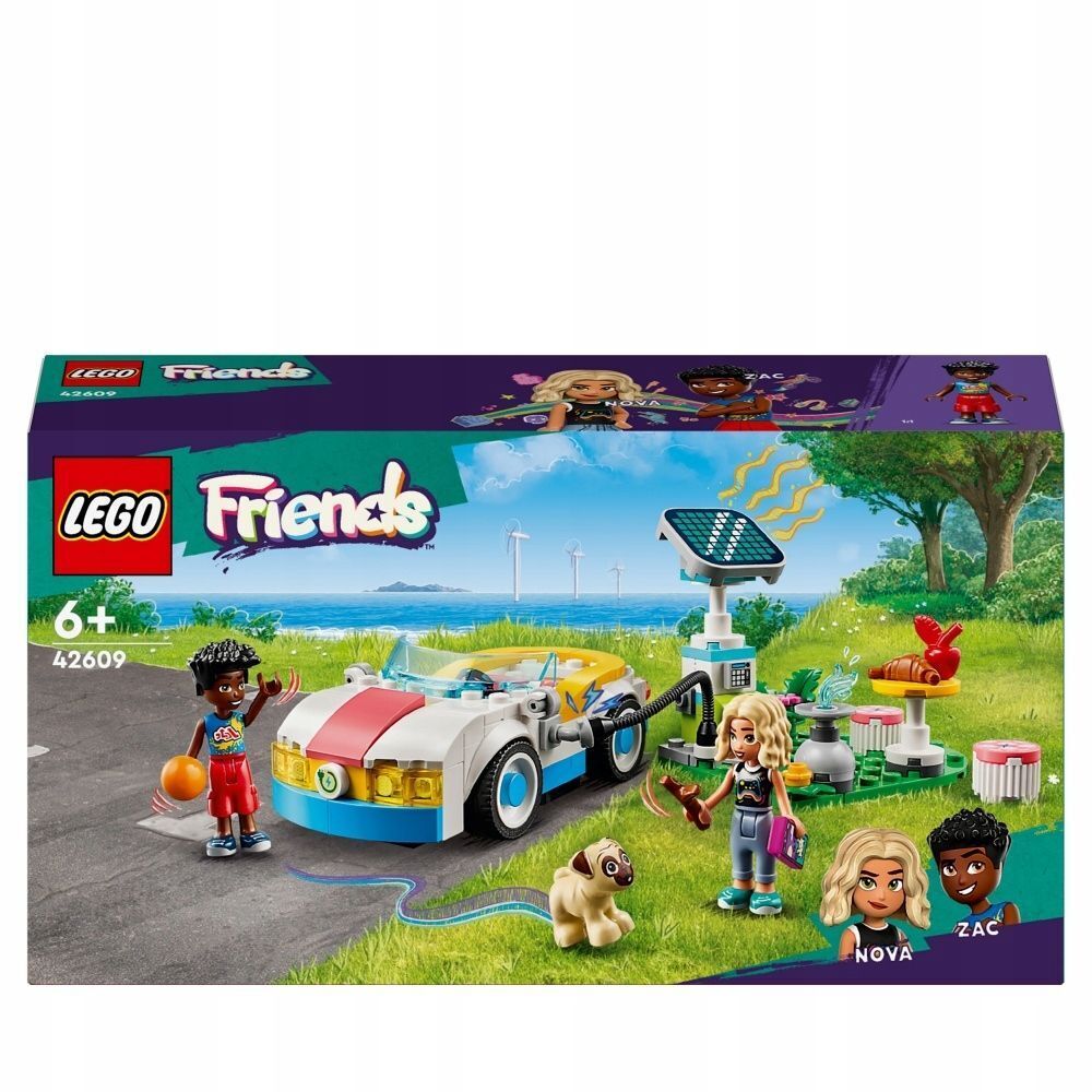Конструктор LEGO Friends Электромобиль и станция 42609 489 дет. - фото 1