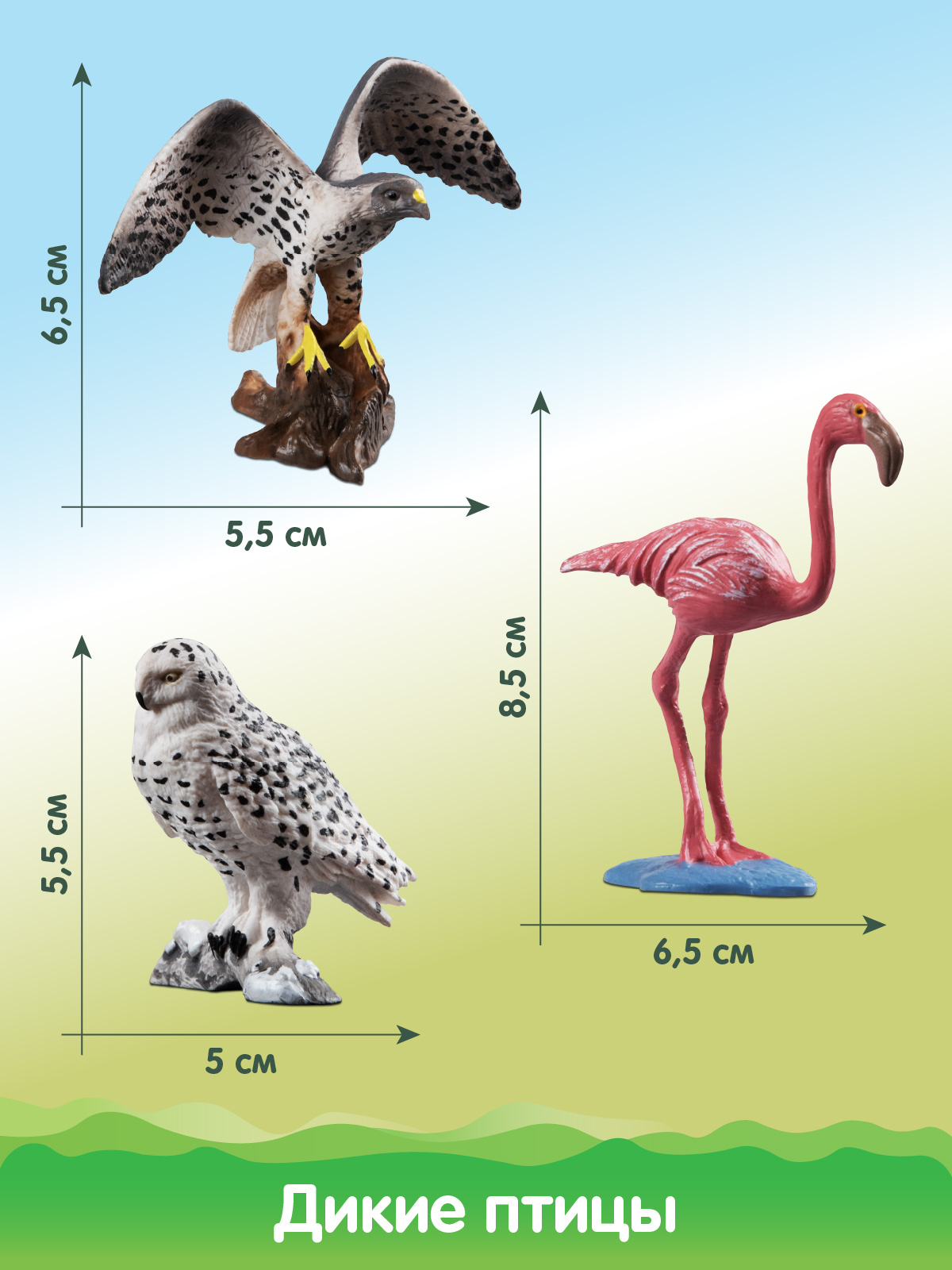 Игровой набор DARWIN Животные Птицы - фото 3