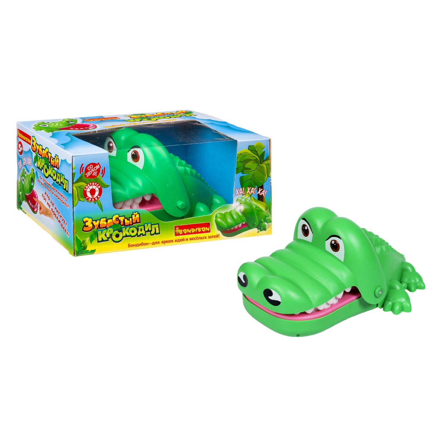 Настольная игра Bondibon на реакцию Зубастый Крокодил - фото 5