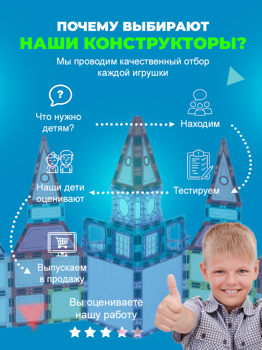 Конструктор Винтик магнитный - фото 12