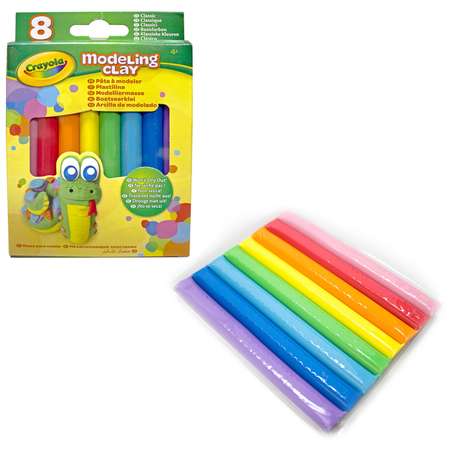 Пластилин Crayola 8 цв. в ассортименте