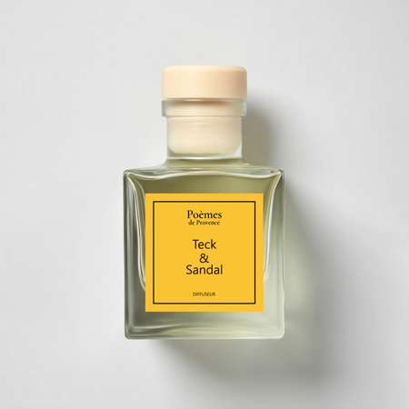 Ароматический диффузор Poemes de Provence Teck and Sandal 100 мл