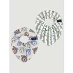 Нагрудник Mjolk текстиль 2 шт.