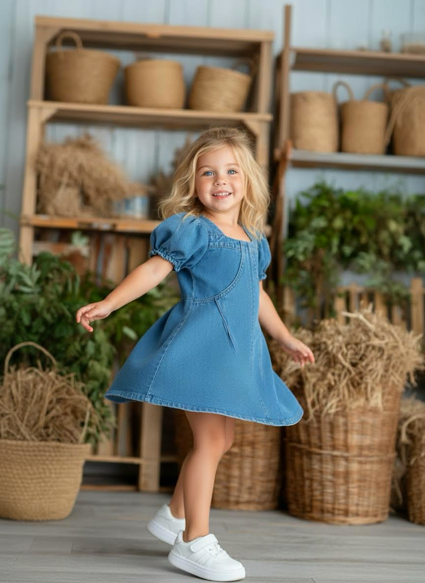 Платье Artcher ПлатьеДжинс001Голубое - фото 11