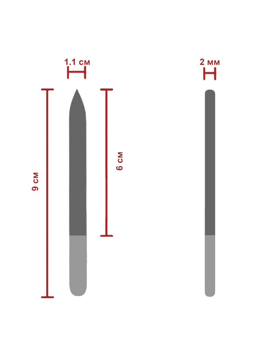 Пилочка BOHEMIA Czech Glass Nail Files 2 предм. - фото 4