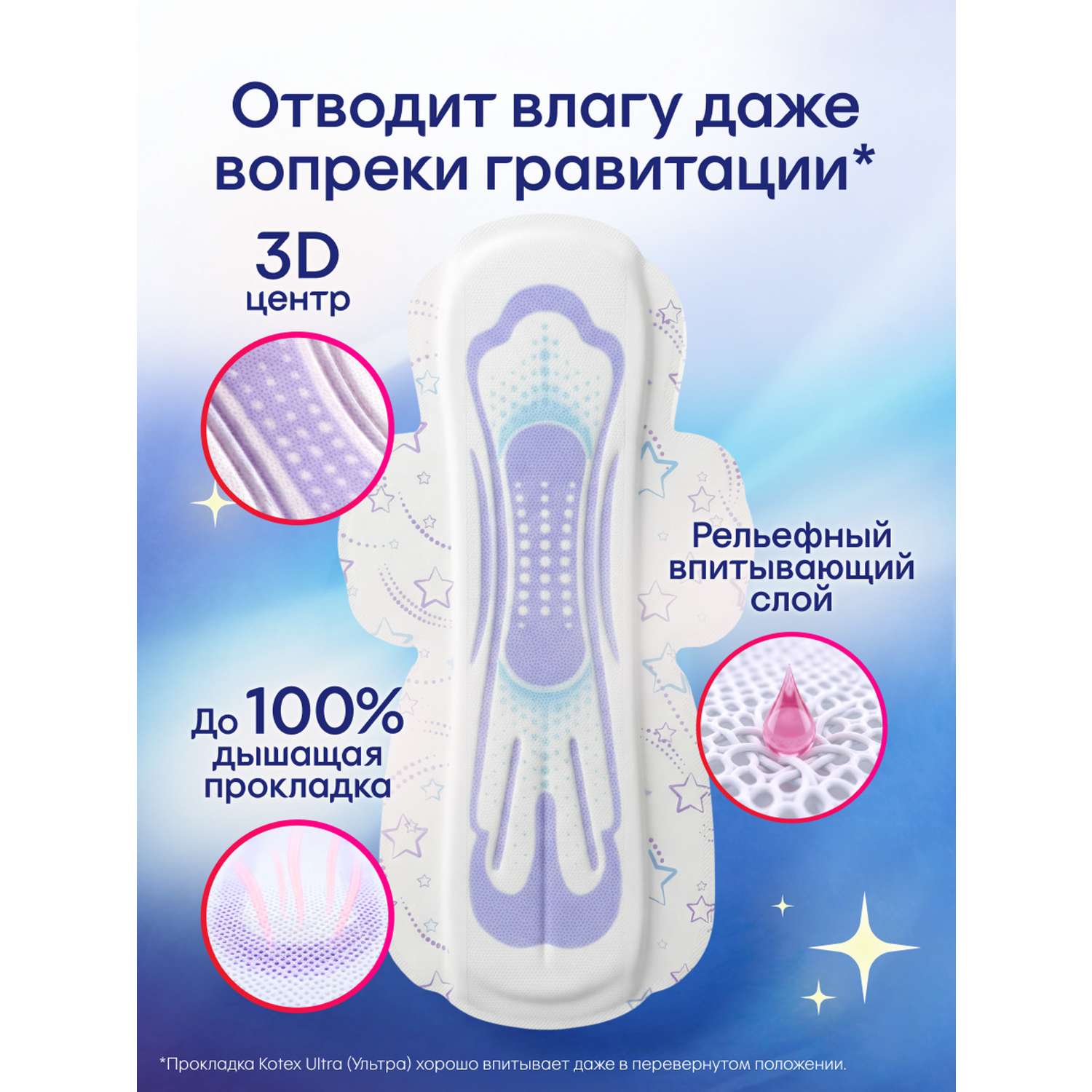 Прокладки гигиенические KOTEX Ultra Ночные 7шт - фото 5