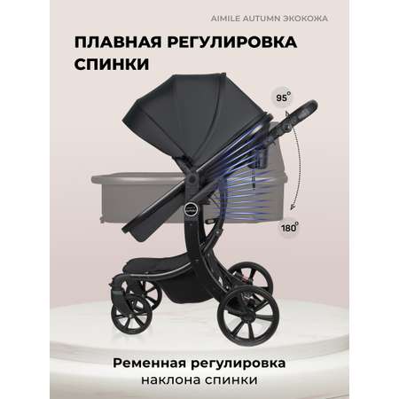 Коляска трансформер Aimile Original Autumn черный