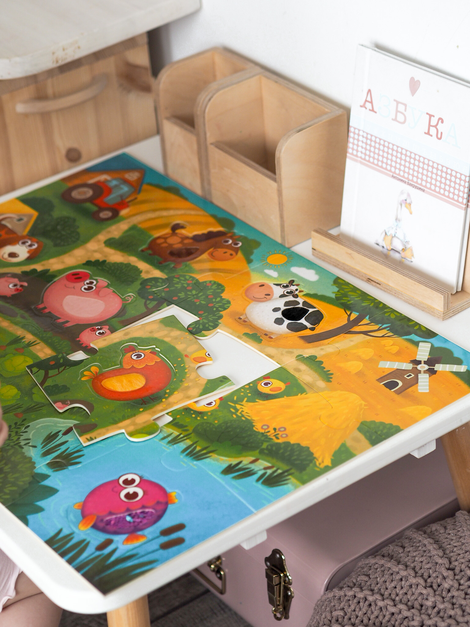 Пазл Счастье внутри Веселая Ферма напольный - фото 5