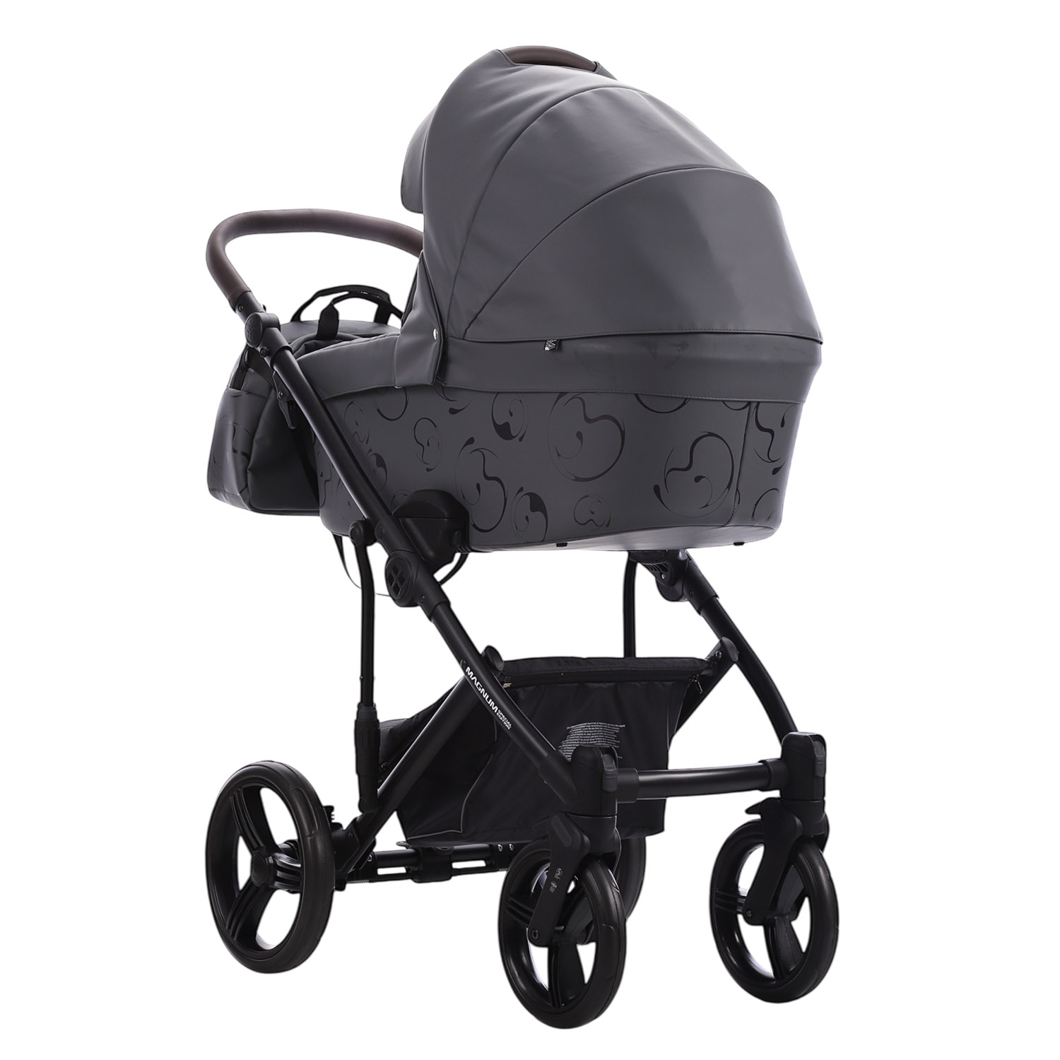 Коляска 2в1 Bebetto Magnum Light SE Pro серый - фото 2