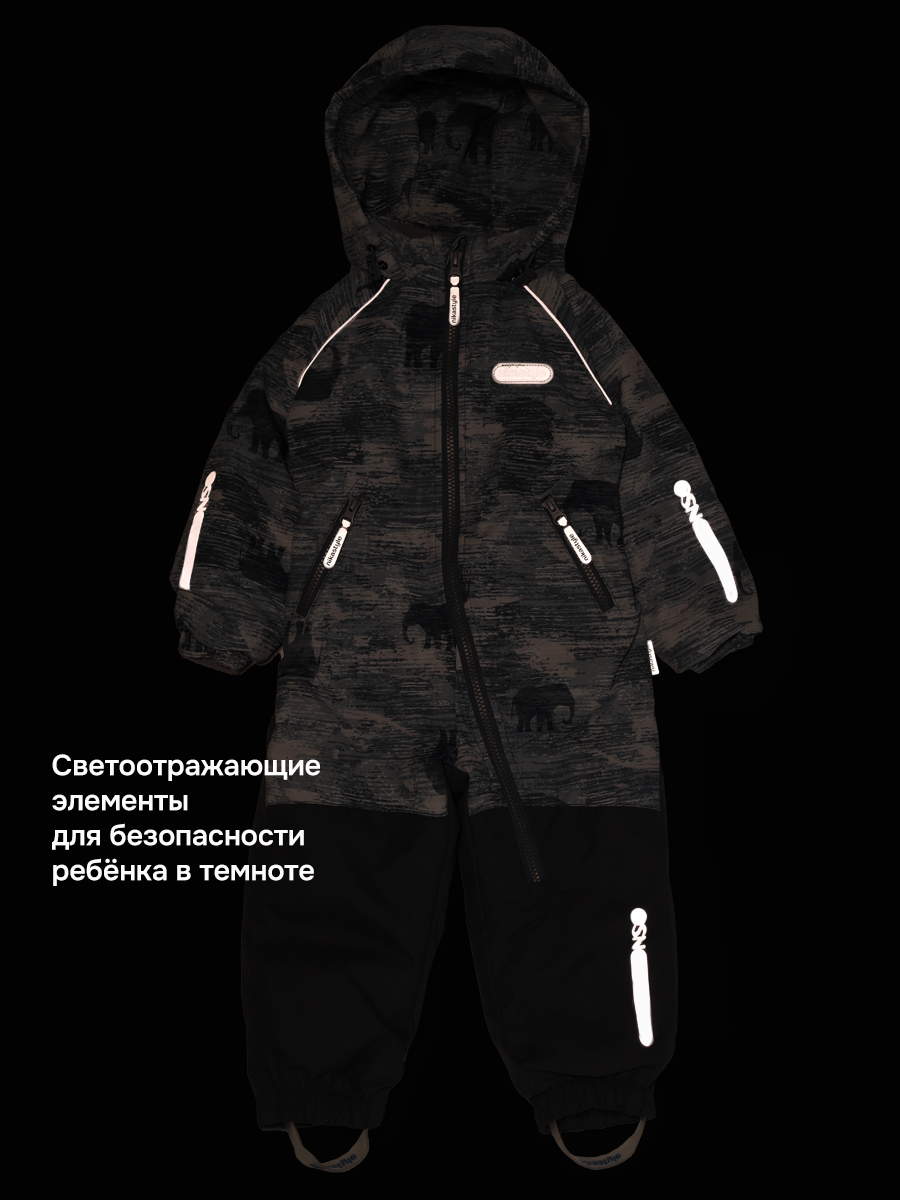 Комбинезон NIKASTYLE 8м1126 деним/серый - фото 9