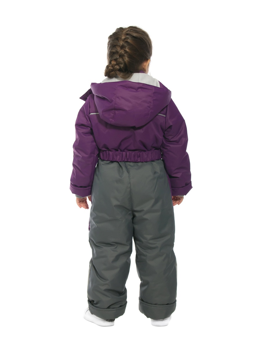 Комбинезон GooDvinKids цвет фиолетовый страна производства Россия ⚡️ заказать за 9144 ₽ в интернет-магазине Детский мир. Размеры в наличии 104, 110, 116, 122. Бесплатная доставка. Читайте отзывы, характеристики, смотрите 7 фото КМ22019-20/пурпур КМ22019-20/пурпур - фото 2