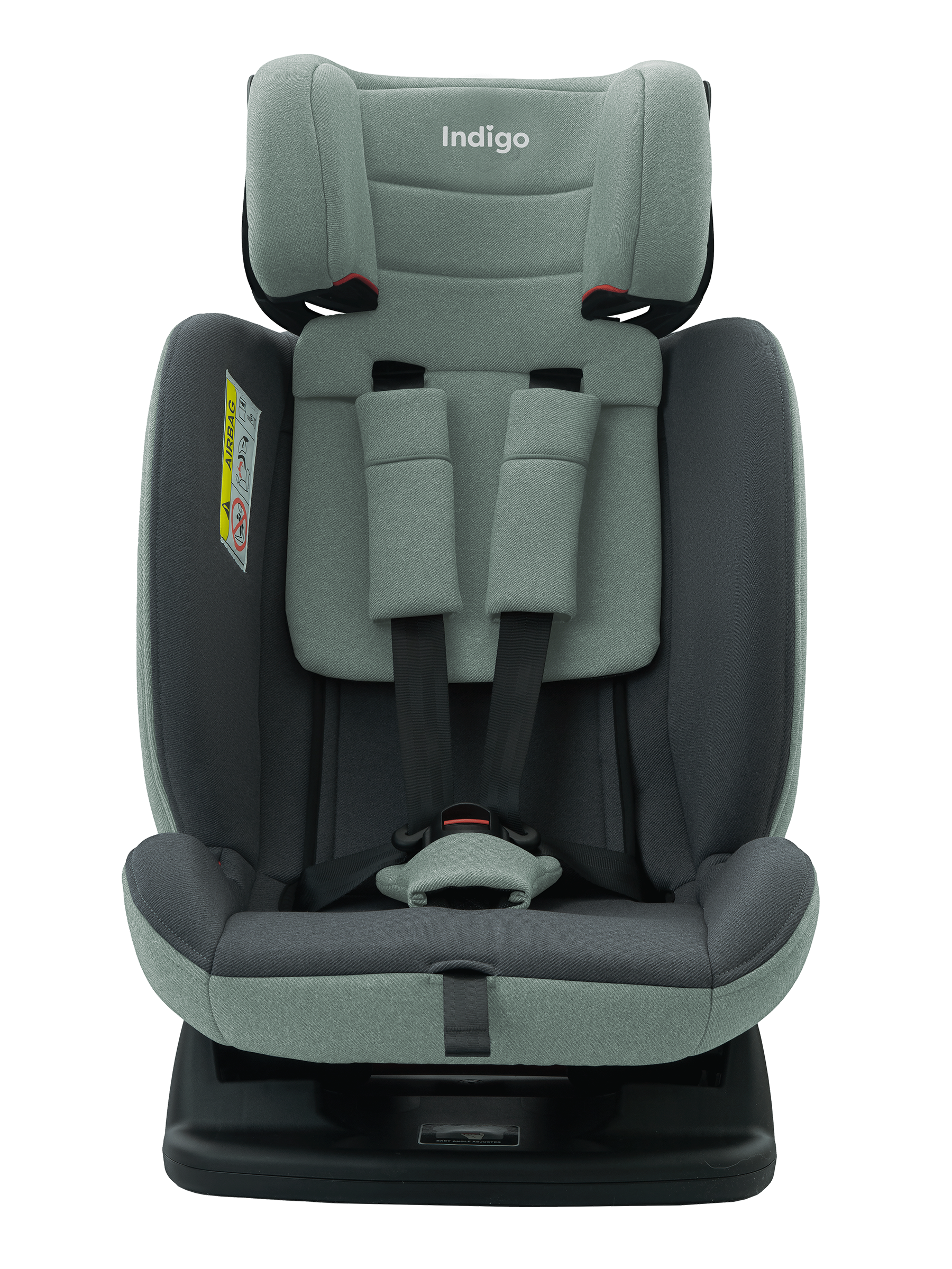 Автокресло Indigo Reflex зеленый-серый 0+/1/2/3 (0-36 кг) - фото 17