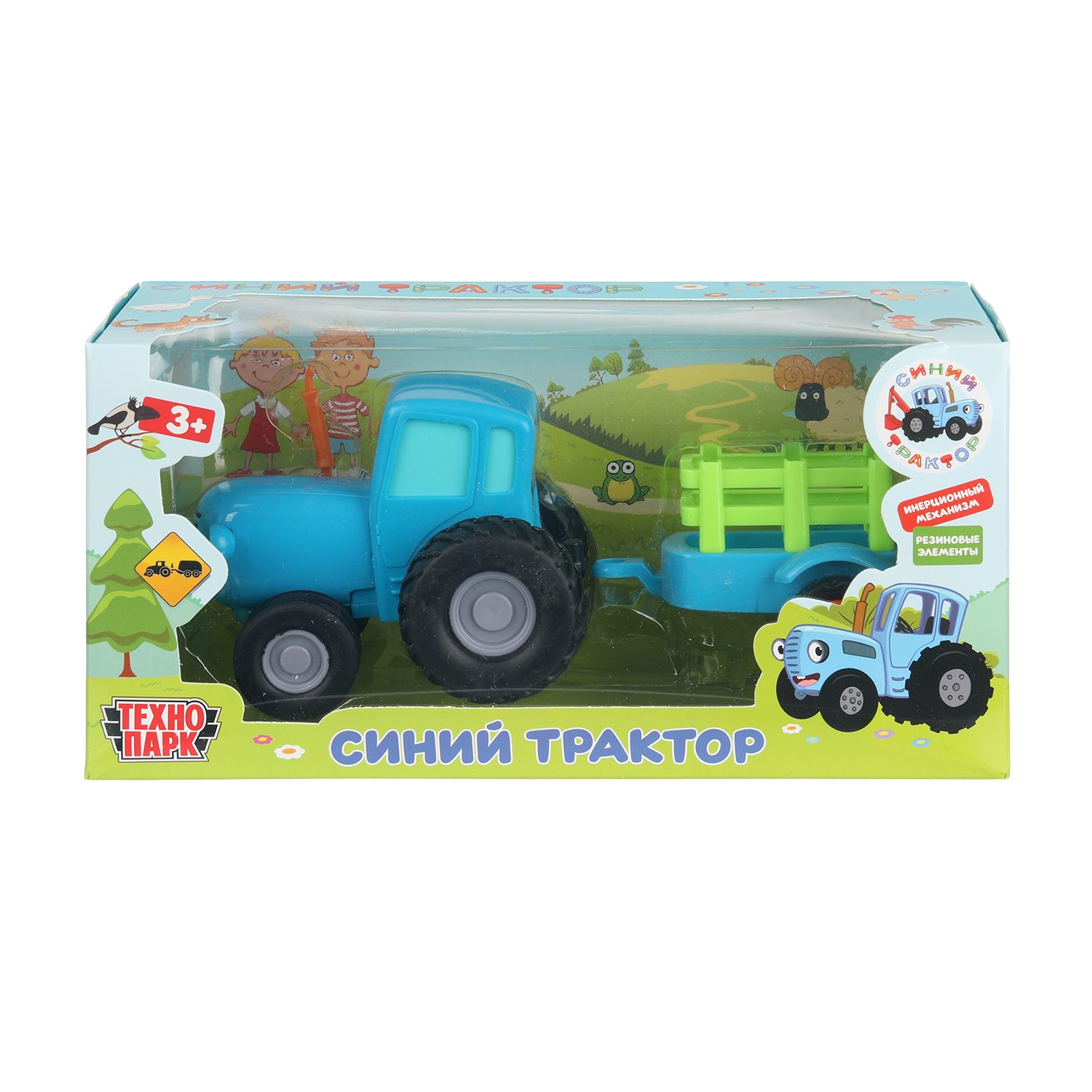Трактор Технопарк Синий трактор 405022 - фото 1