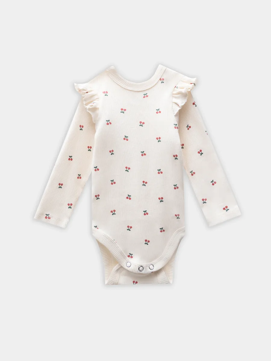 Боди 2 шт Mark Formelle (Марк Формэль) 13017-2/вишенки на молоке +кисельный - фото 11