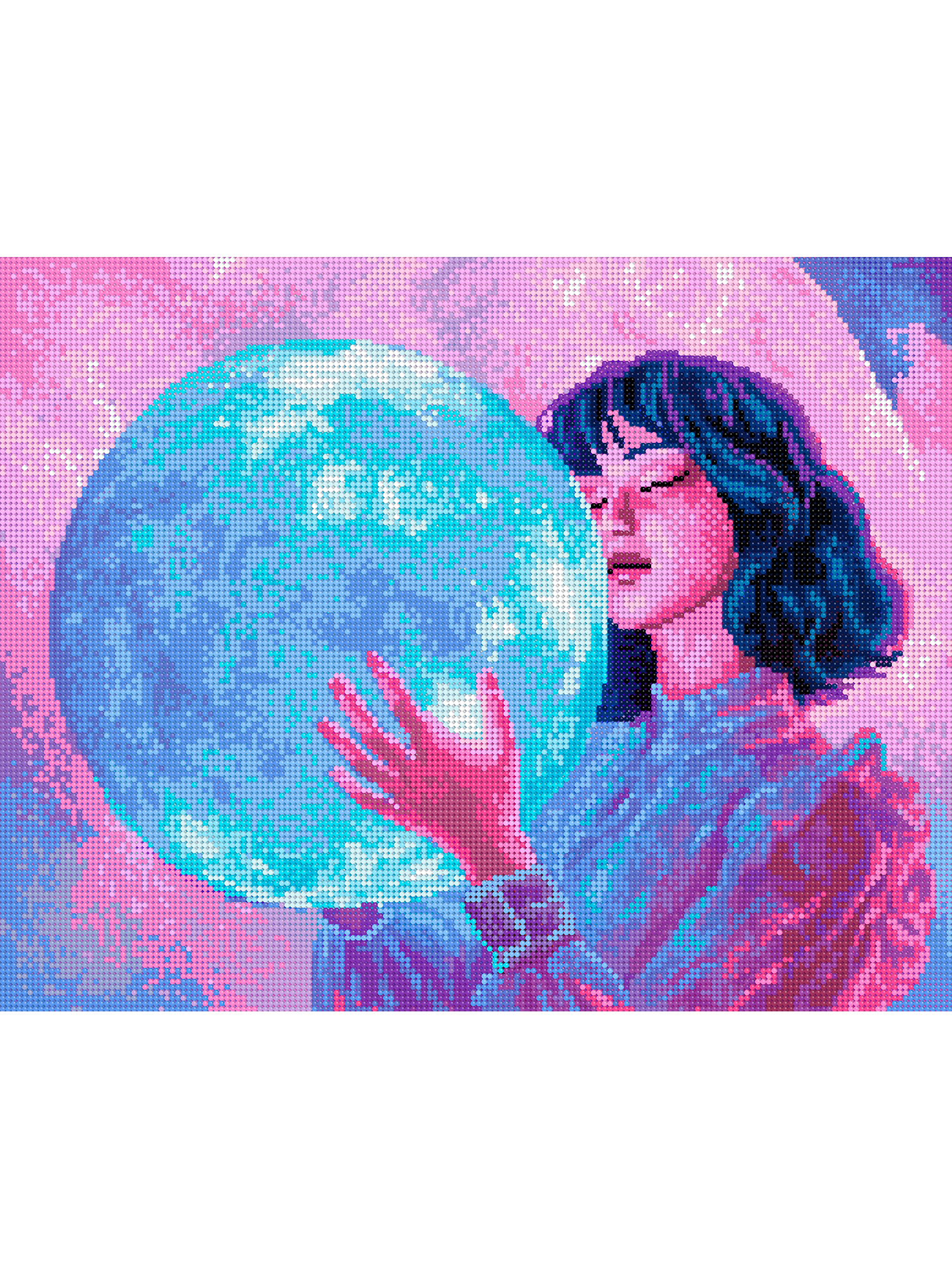 Алмазная мозаика Art on Canvas В обнимку с луной в ассортименте - фото 2