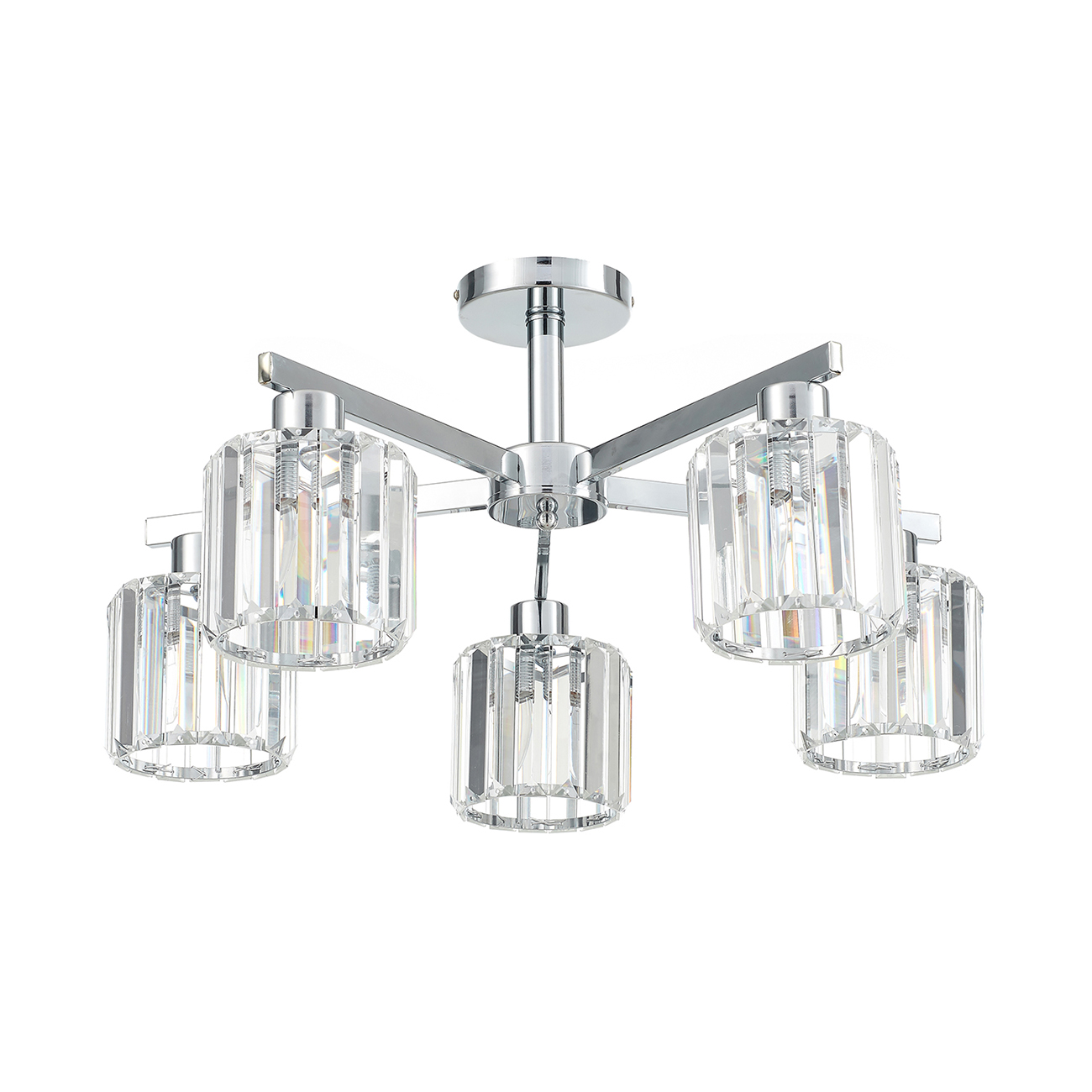 Люстра ESCADA Escada 692/5P E27*60W Chrome - фото 1