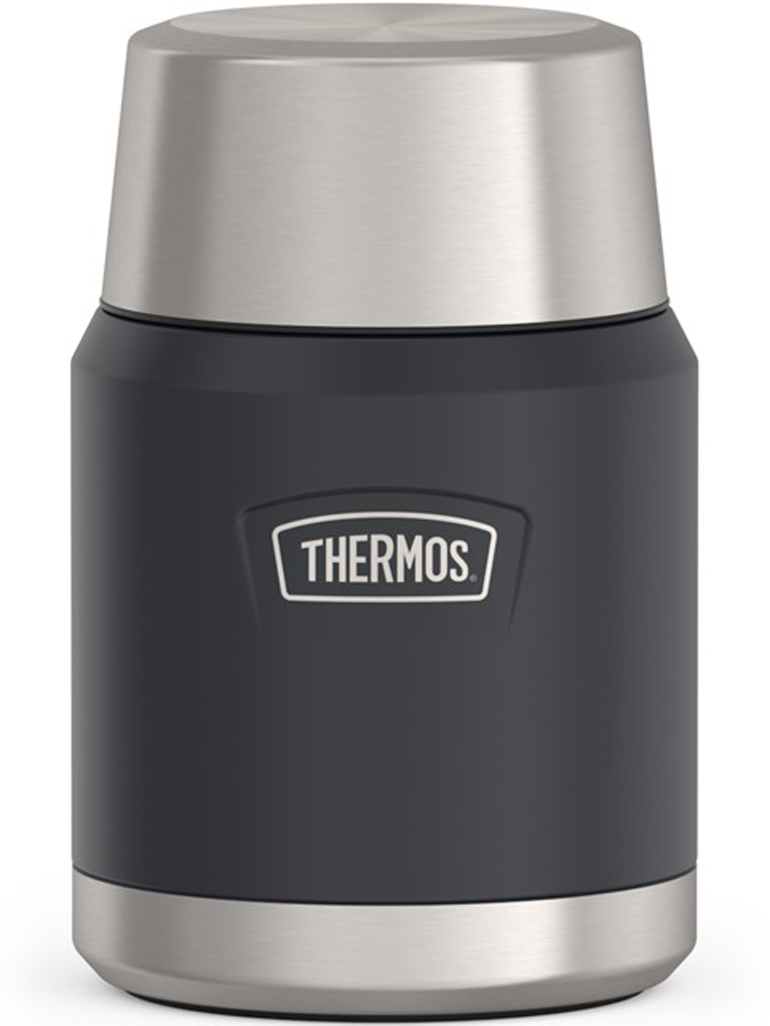 Термос для еды супа 470 мл с ложкой THERMOS ICON-300 гранитный – нержавеющая сталь герметичный тепло/холод 10/24 часа - фото 7