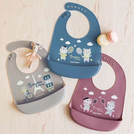 Нагрудник Canpol Babies силикон