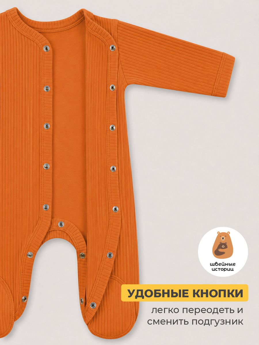 Комбинезон 3 шт ШВЕЙНЫЕ ИСТОРИИ закр_слипыморковки - фото 4
