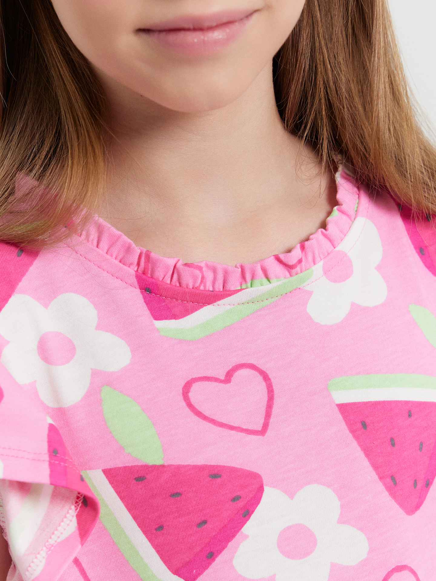 Платье Mark Formelle (Марк Формэль) 157818/фрукты на розовом саше - фото 6