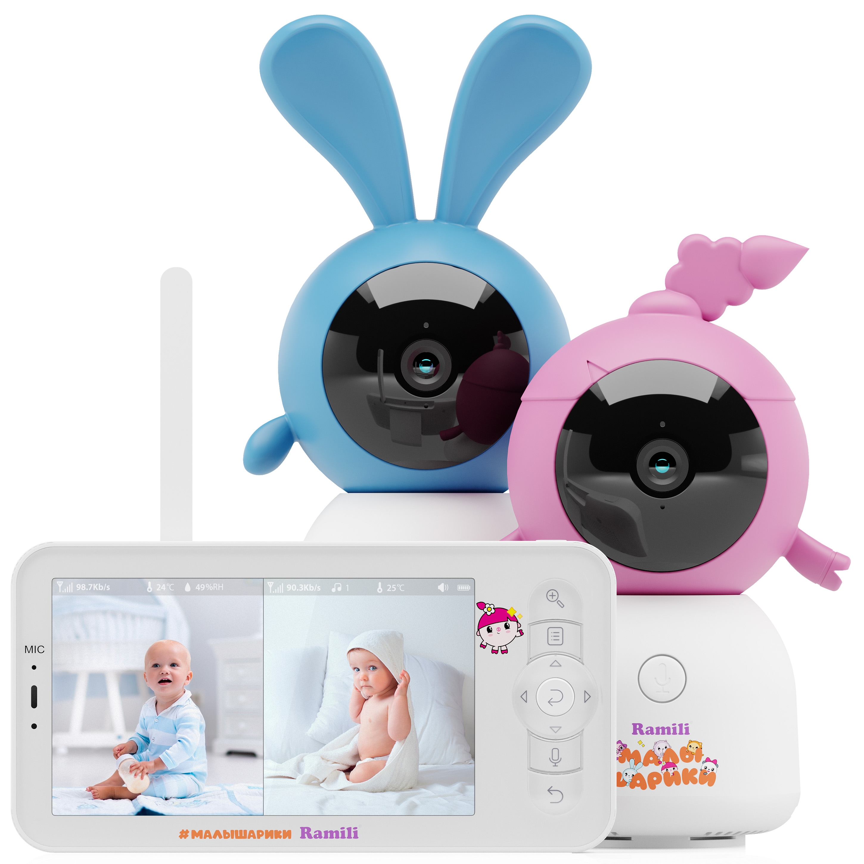 Видеоняня Ramili Малышарики Нюша и Крошик - фото 15