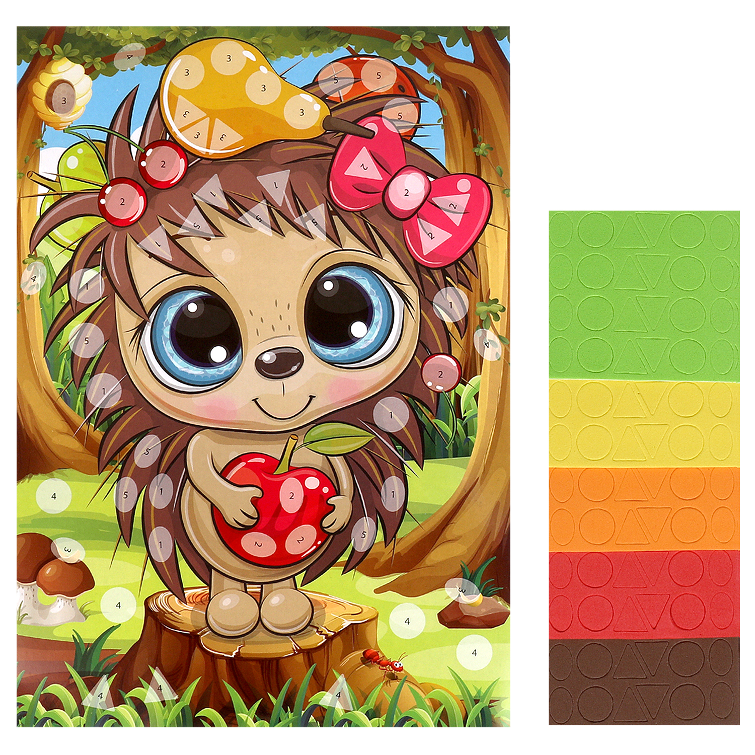 Картина по номерам Multiart Ёжик - фото 2