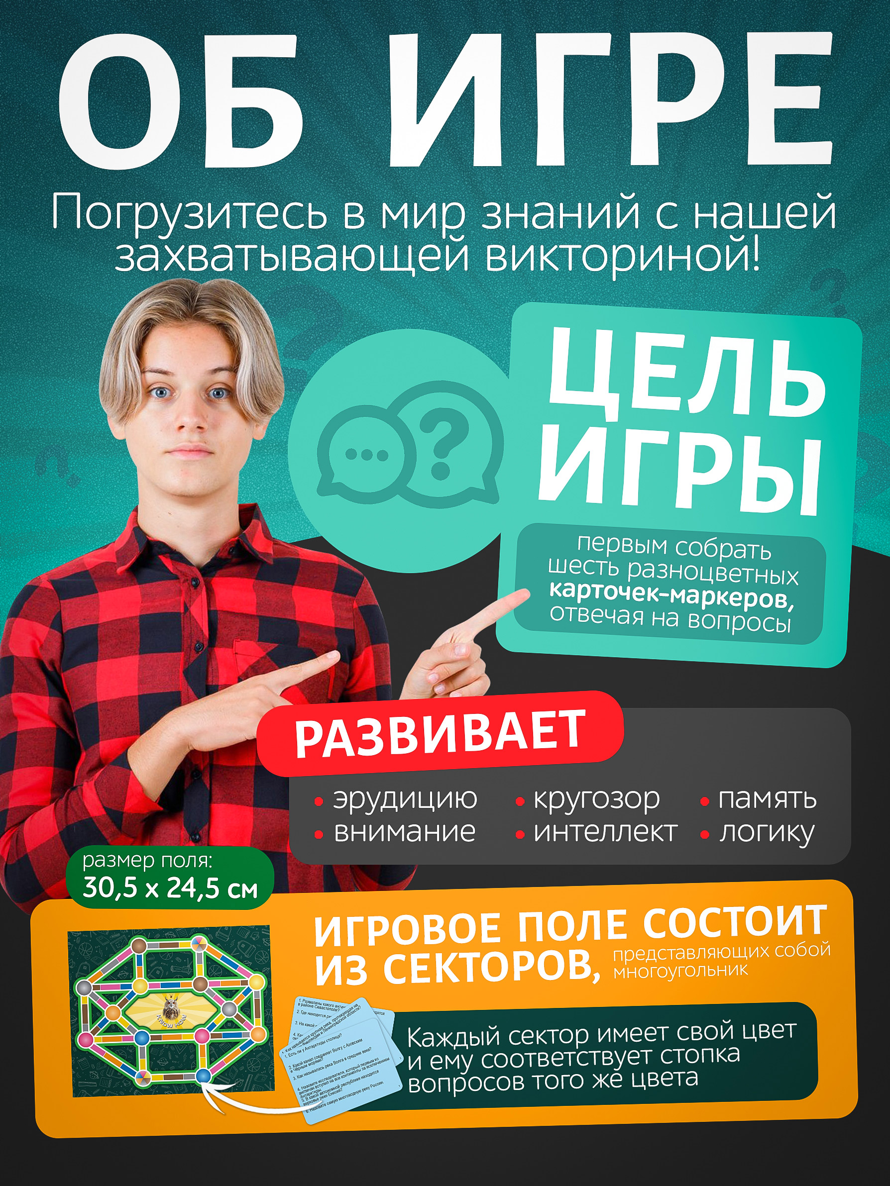 Настольная игра Нескучные игры Викторина - фото 2