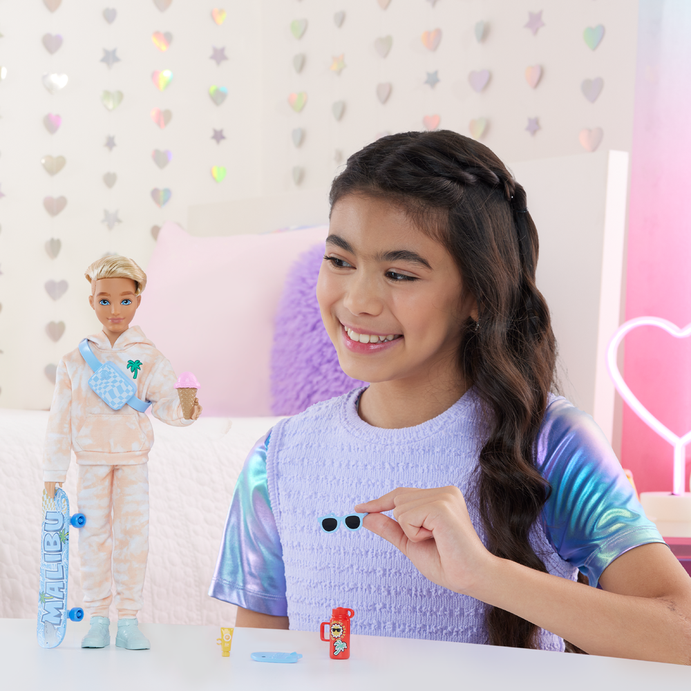 Кукла модельная Barbie Dream Besties Малибу на скейтборде JDD75 JDD75 - фото 9