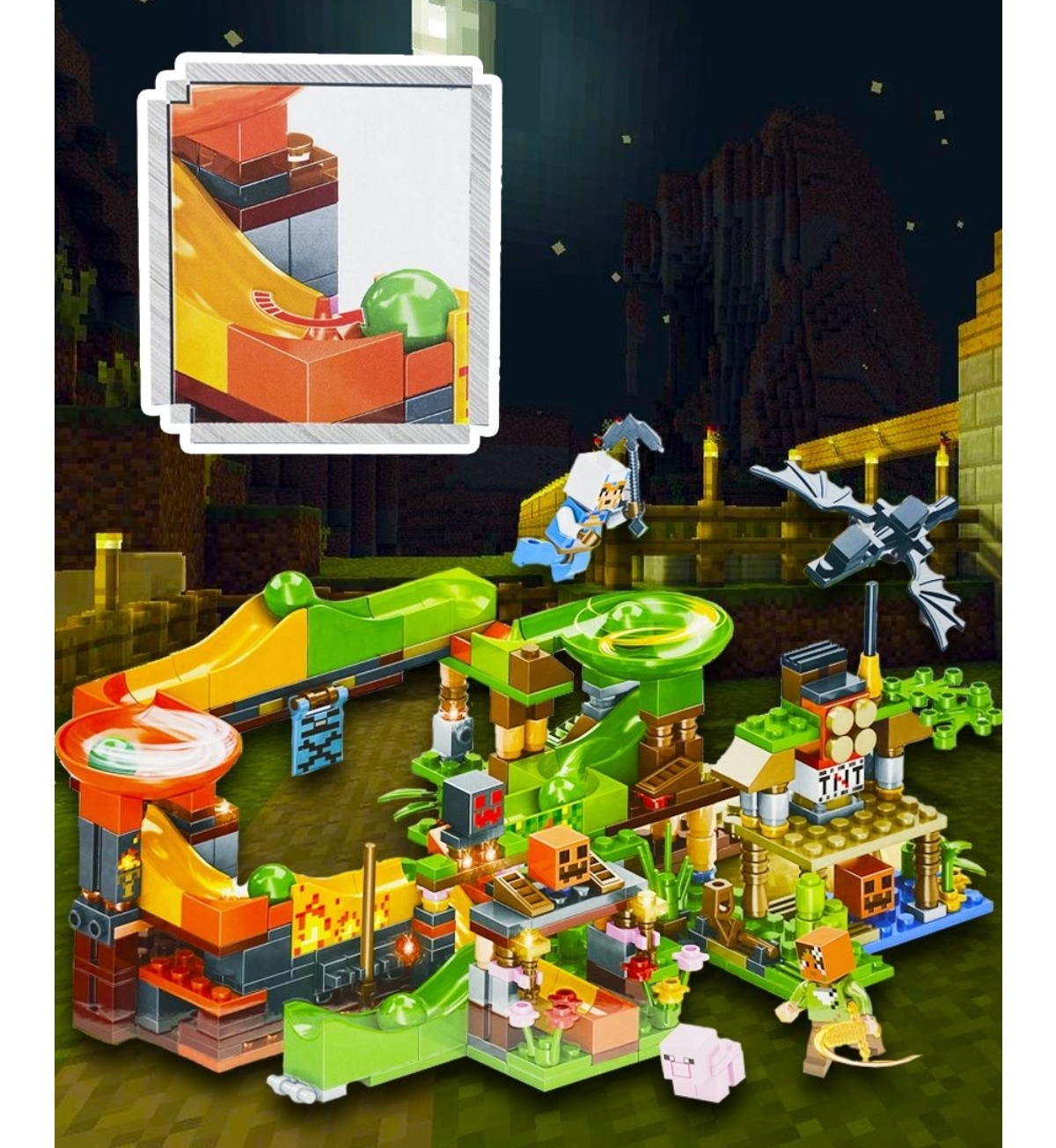 Конструктор BalaToys My World Сражение фигурки блочный - фото 3