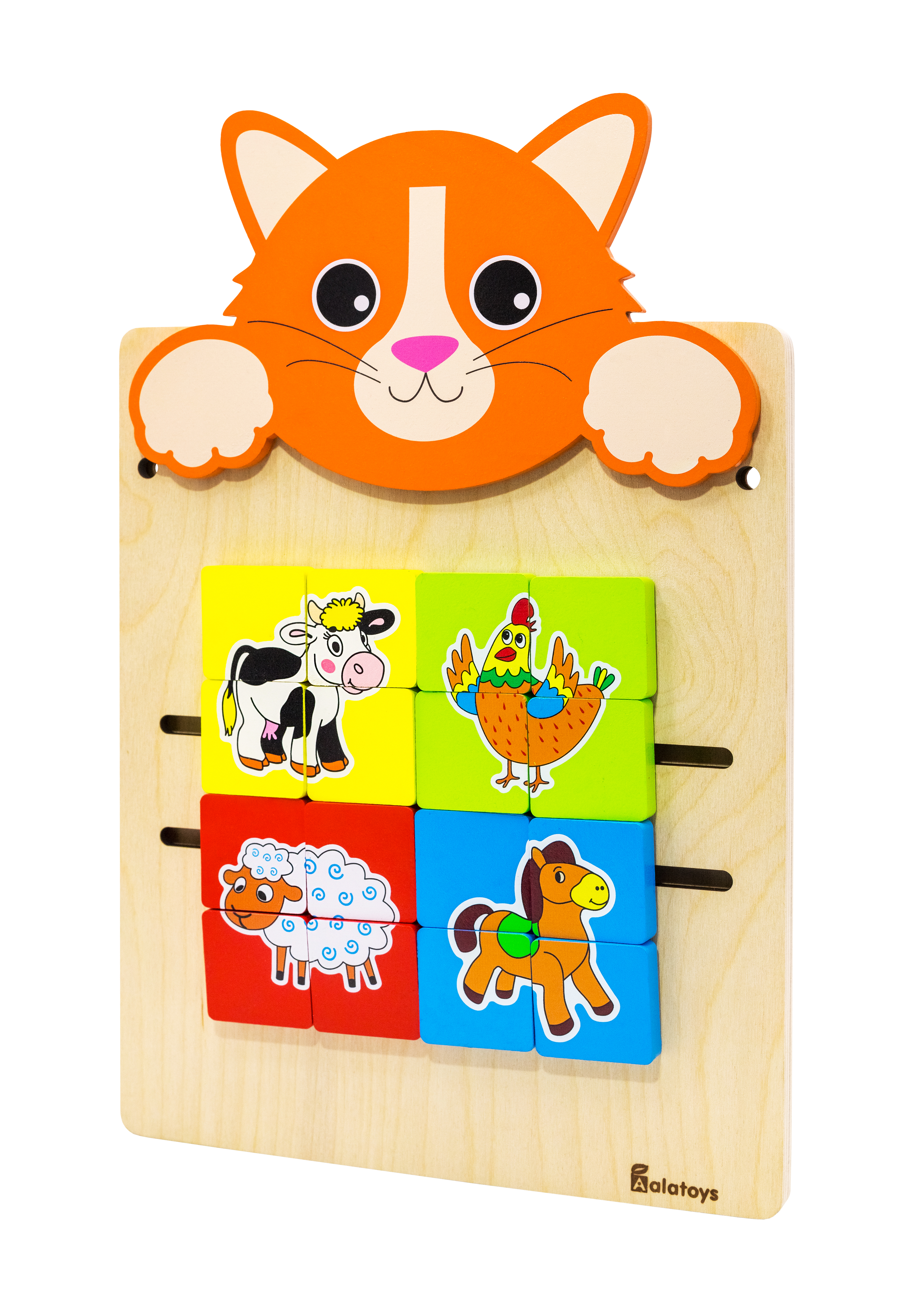 Игрушка Alatoys бизиборд Котик в ассортименте - фото 6