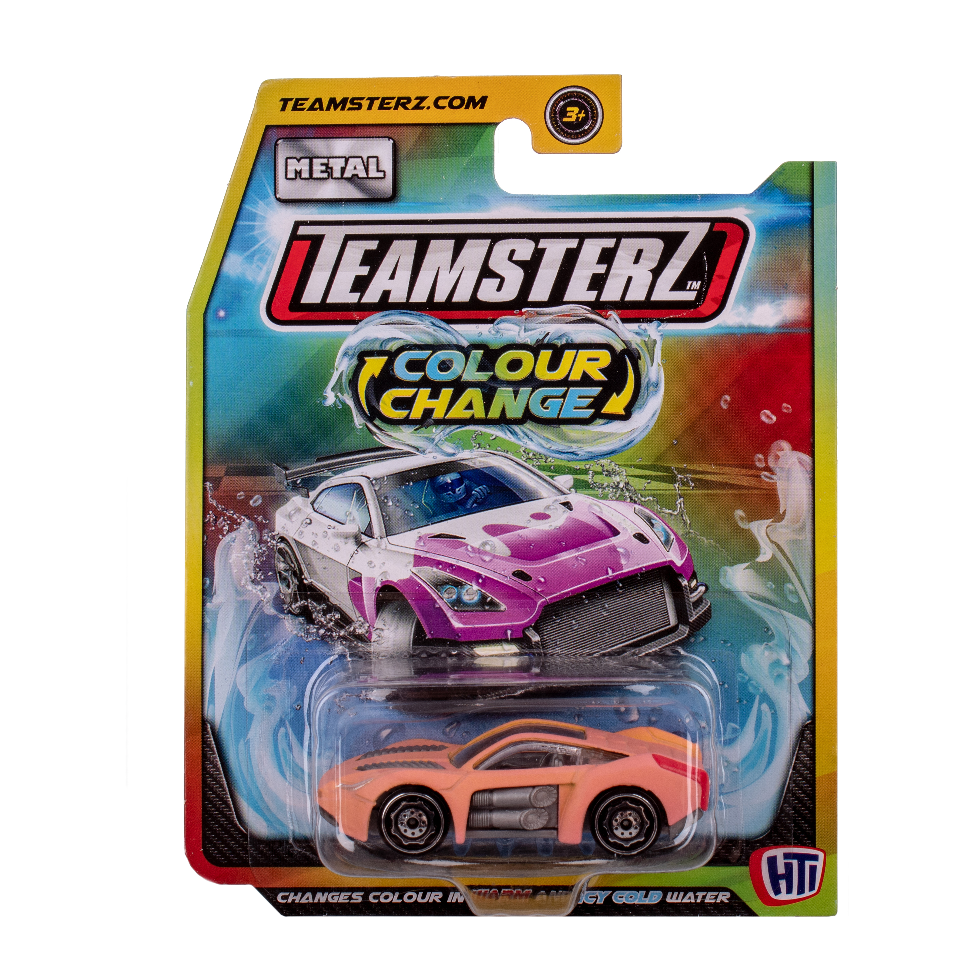 Автомобиль HTI Teamsterz меняющий цвет 8см 1417294_5 - фото 1