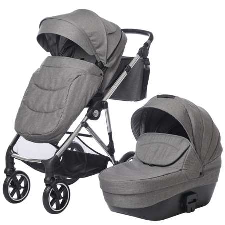 Коляска 2в1 Mr Sandman Discovery Silver