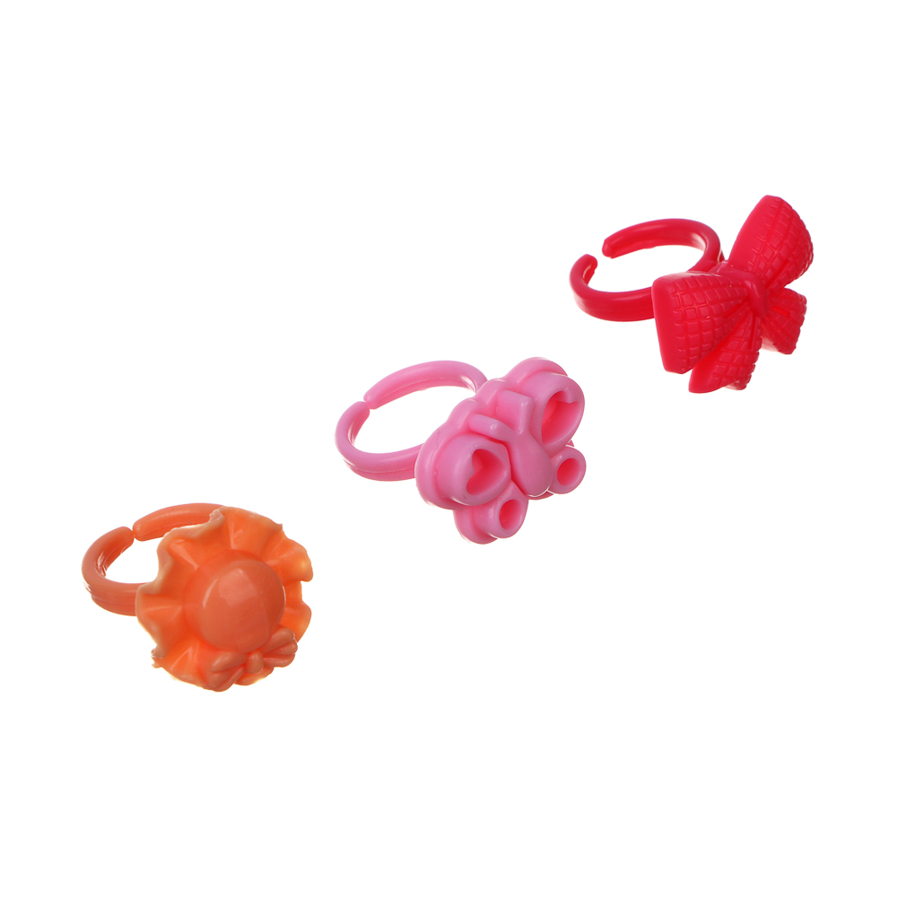 Игрушка Игроленд бижутерия, фен, косметика, маникюрный набор, инструменты, туалетный столик - фото 13