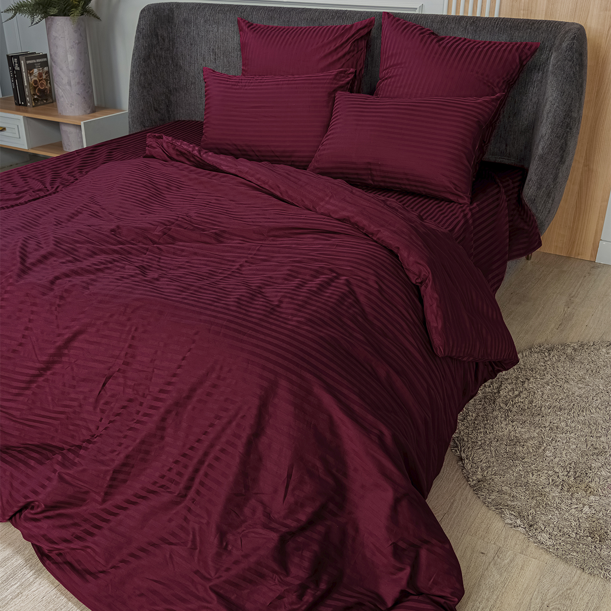 Комплект постельного белья Monocolor двуспальный 4 предм. - фото 2