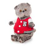 Мягкая игрушка BUDI BASA Басик в клубной куртке 19 см