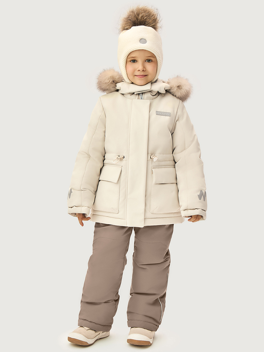 Костюм NIKASTYLE 7з3026 кешью/какао - фото 1