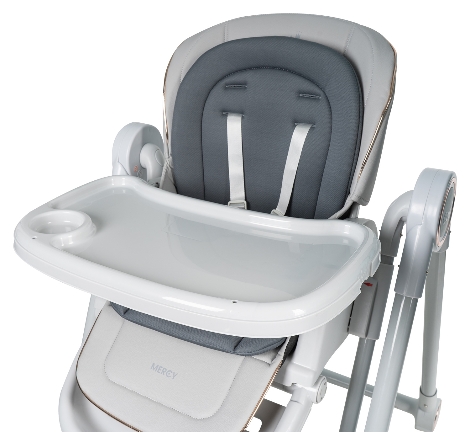 Стульчик для кормления Costa Mercy серый - фото 13