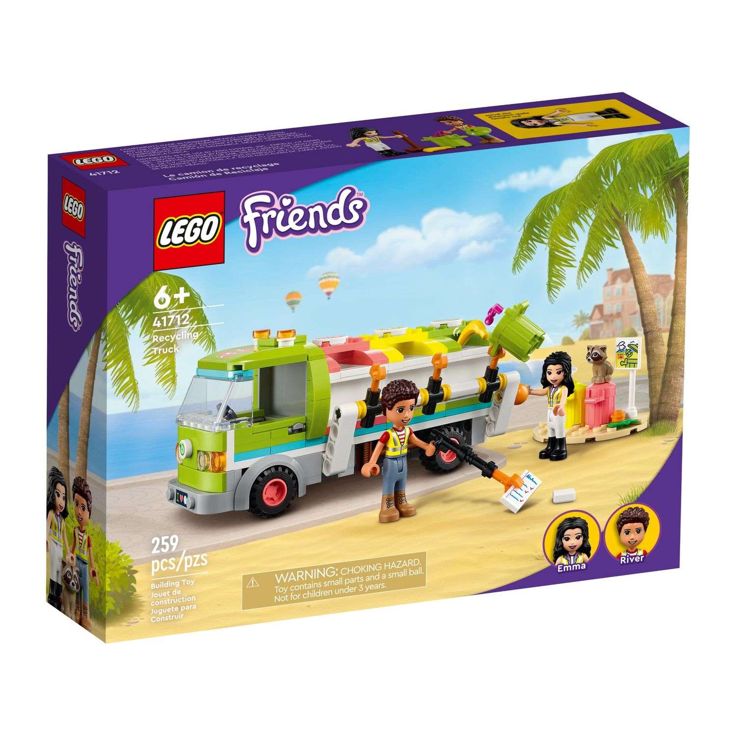 Конструктор LEGO Friends Recycling Truck блочный - фото 8