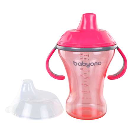 Поильник Babyono Natural 260 мл 1 шт. в ассортименте